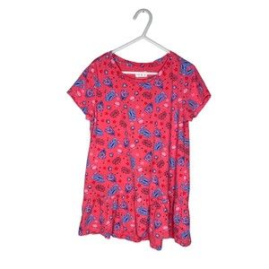 Star Wars Pink BLue R2D2 BB8 Pull Over Girl Dress Size L(10)